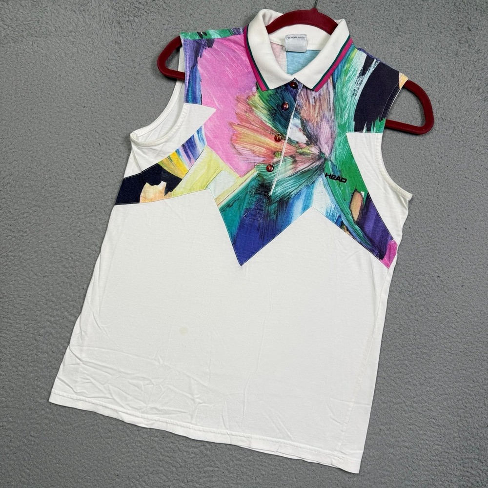 Vintage HEAD sleeveless polo‎ shirt